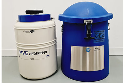 MVE CryoShipper 8.5升容器，帶ShipsLog 3溫度，帶數(shù)據(jù)記錄器
